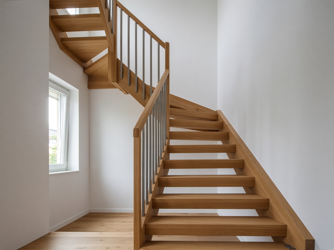 Beispielbild: Massivholztreppe